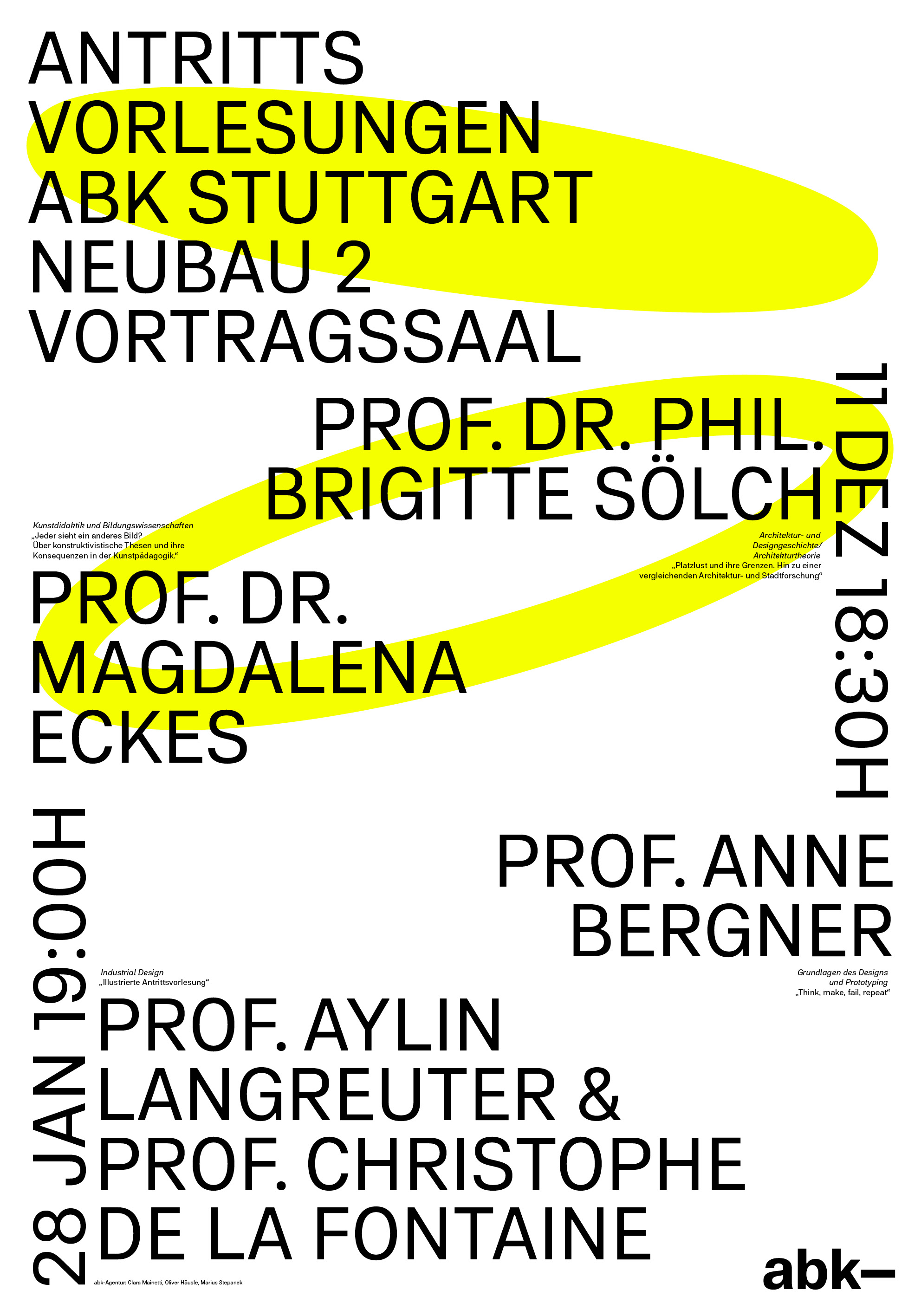 Abb.: Plakat (Gestaltung: abk-Agentur | Clara Mainetti, Oliver Häusle, Marius Stepanek)