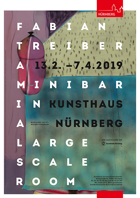 Abb.: Fabian Treiber „A minibar in a large scale room“, Plakat