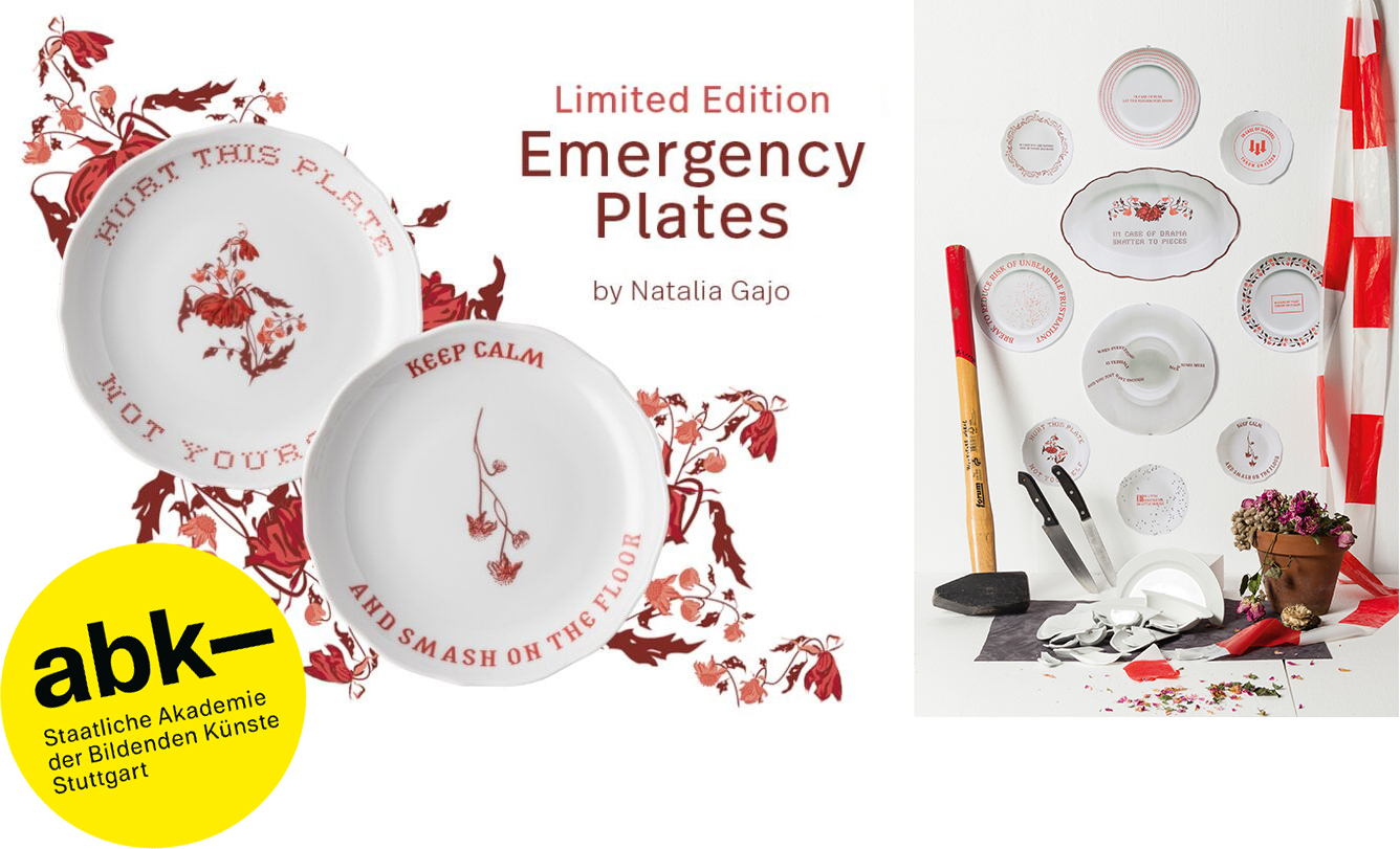 Abb.: „Emergency Plates“ von Natalia Gajo