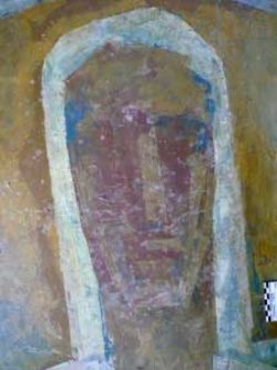 Abb.: Detailaufnahme des Christuskopfes (Foto: V. Lang)