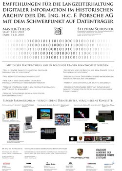 Masterthesis: Stephan Schuster
