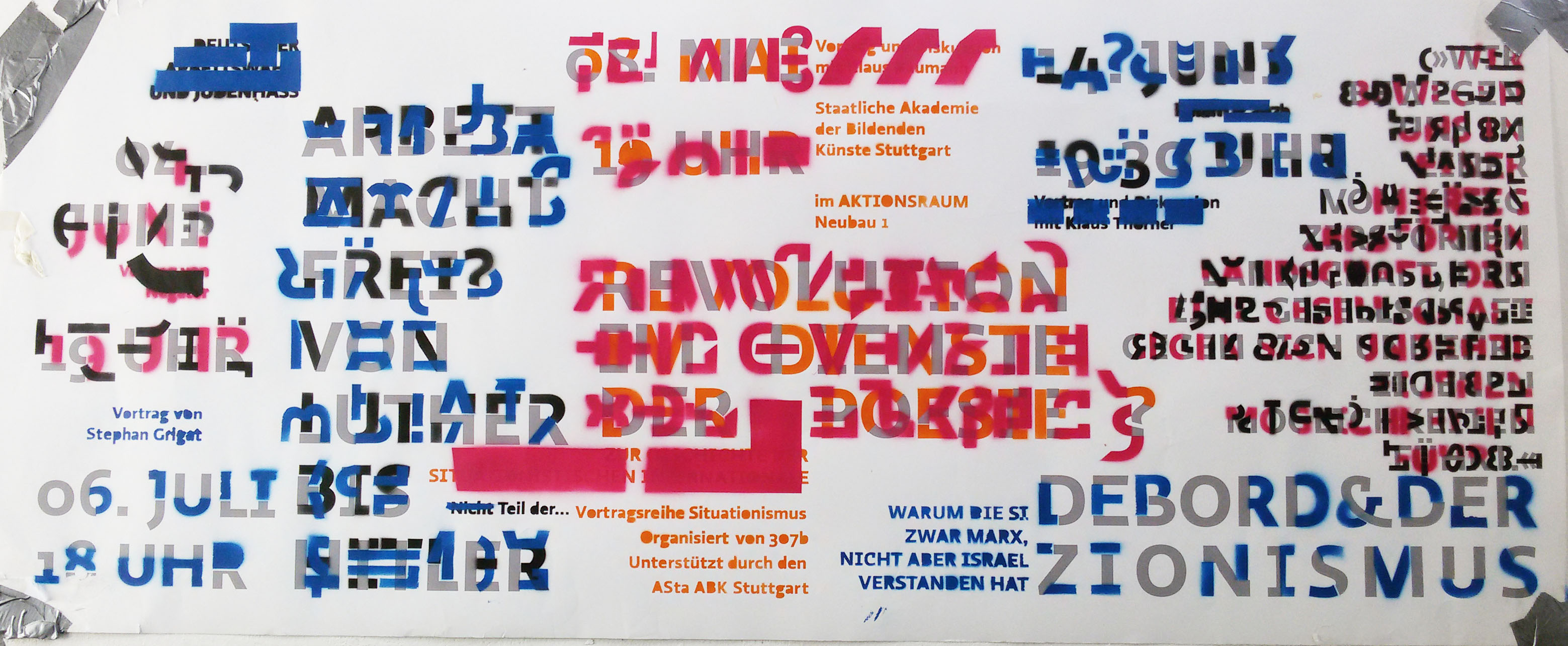 Abb.: Plakat (Gestaltung: Nikolas Wiest, Christina Mäckelburg)