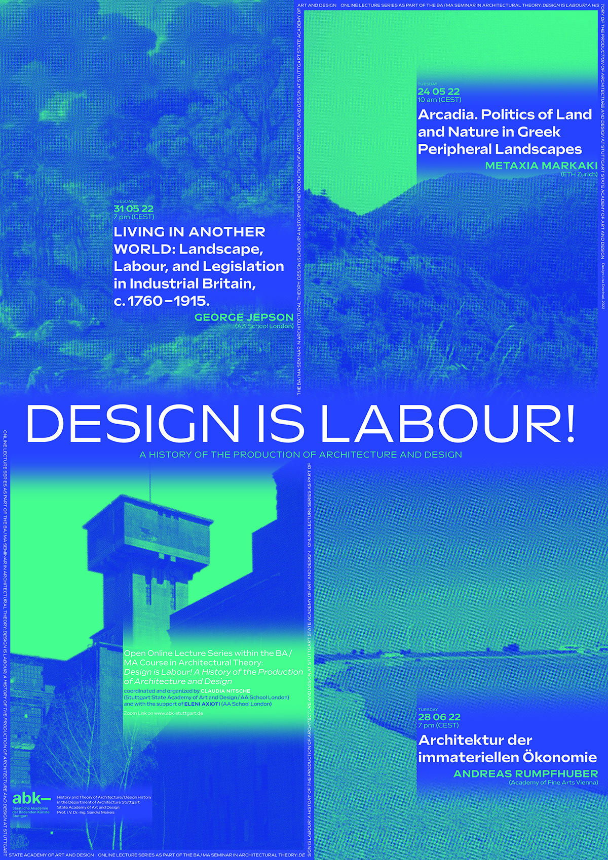 „Design is Labour!“ – Public online lectures