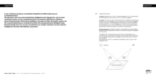 Eine deutschsprachige Informationsgrafik befasst sich mit Lichtausbeute und Helligkeitsempfinden und zeigt anhand eines Diagramms die Lichtreflexion auf einer Oberfläche.