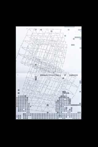 Abstraktes grafisches Werk.