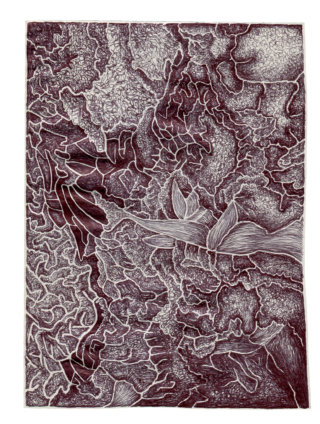 Abstrakte Bleistiftzeichnung.