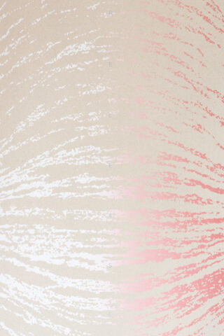 Beiges und rosa abstraktes Muster mit geschwungenen, strukturierten Linien, die nach außen strahlen und auf einem hellen Hintergrund ein Gefühl von Bewegung erzeugen.