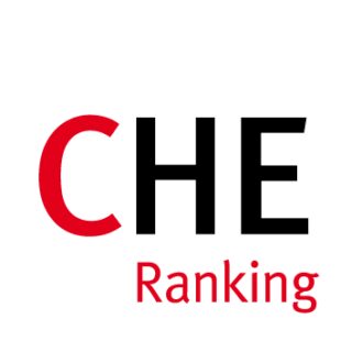 Textlogo mit „CHE“ in großen Buchstaben, „C“ in Rot, „HE“ in Schwarz und „Ranking“ in kleinerer roter Schrift darunter.
