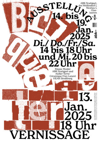 Aussstellungsplakat.