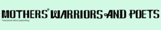 In schwarzem Text auf hellgrünem Hintergrund steht „MÜTTER* KRIEGERINNEN UND DICHTER“ mit einer kleinen Notiz darunter: „*alle, die Eltern sind“.