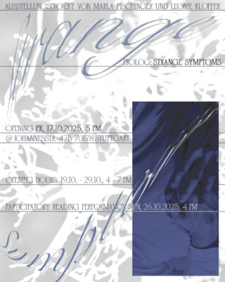 Plakat für eine Kunstausstellung mit dem Titel 