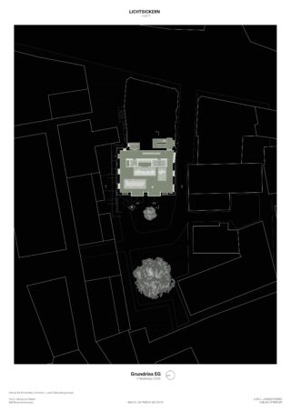 Architektonischer Grundriss mit der Bezeichnung 