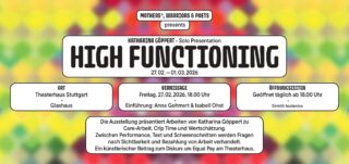 Veranstaltungsplakat für die Einzelpräsentation 