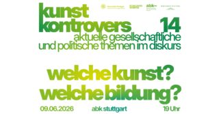 Veranstaltungsplakat mit grünem Text in deutscher Sprache. Es wirbt für 
